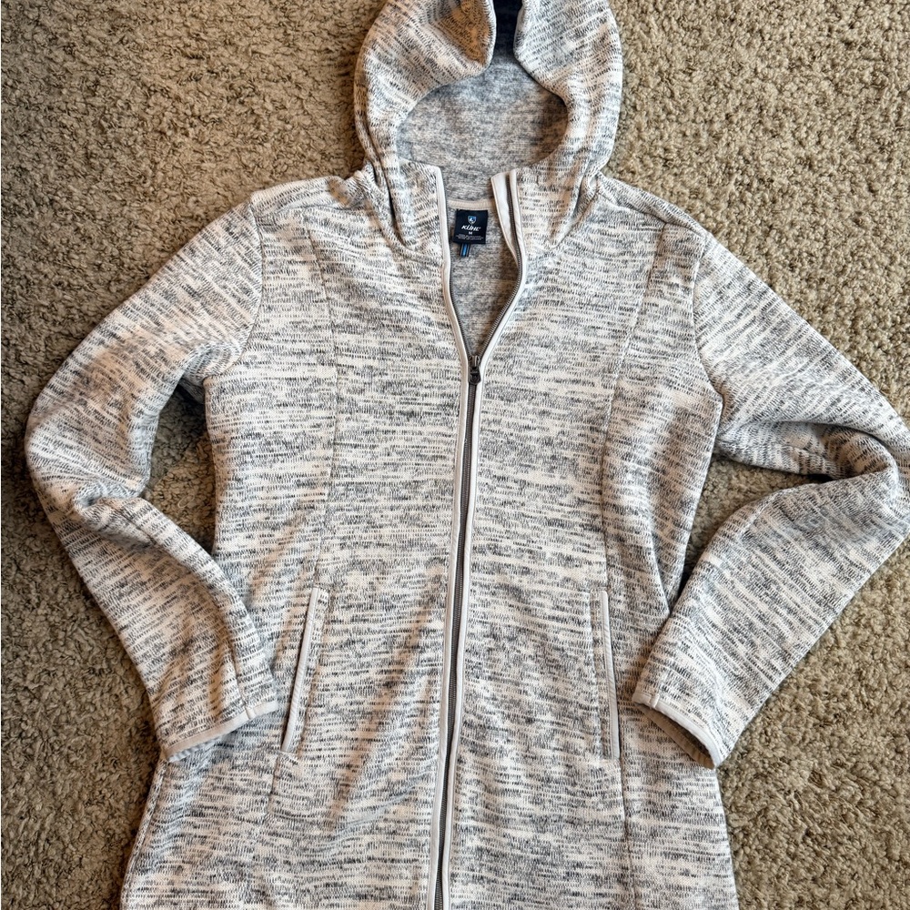 Kuhl Women's Heathered Gray Zip-Up Hoodie